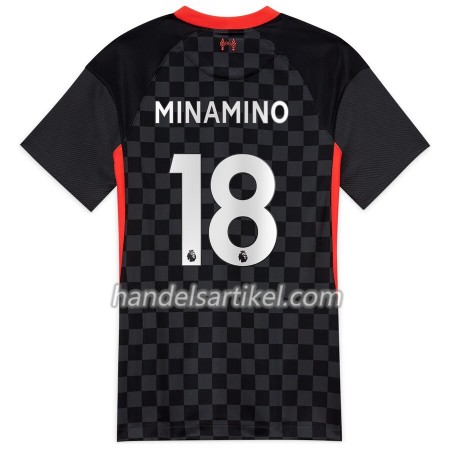 Liverpool Takumi Minamino 18 Ausweich Trikotsatz 2020/21